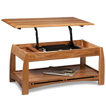 Boulder Creek Amish Lift Amish Coffee Table - Charleston Amish Furniture