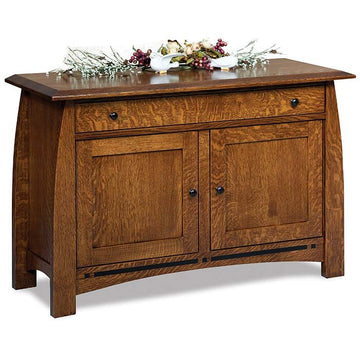 Boulder Creek Amish Sofa Table Enclosed - Charleston Amish Furniture