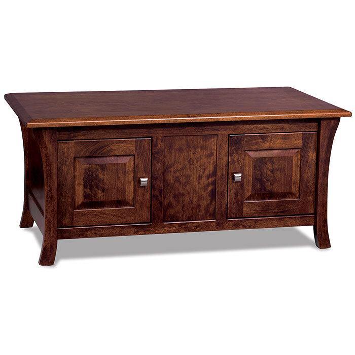 Ensenada Amish Coffee Table Enclosed - Charleston Amish Furniture