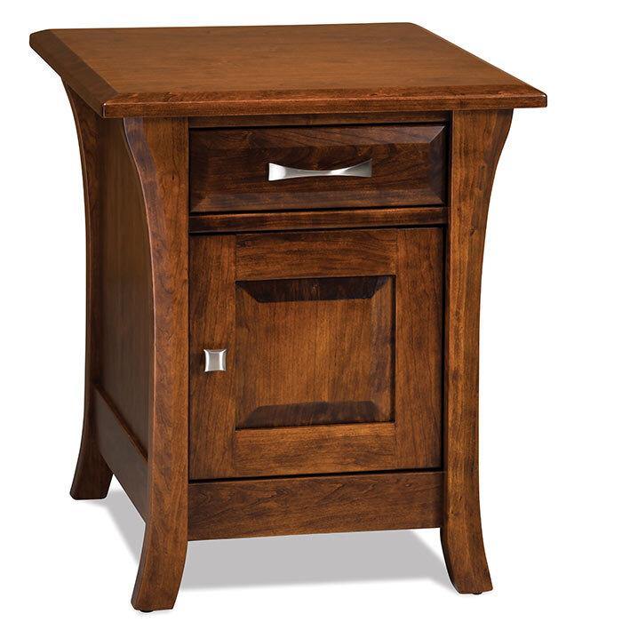 Ensenada Amish  End Table Enclosed - Charleston Amish Furniture