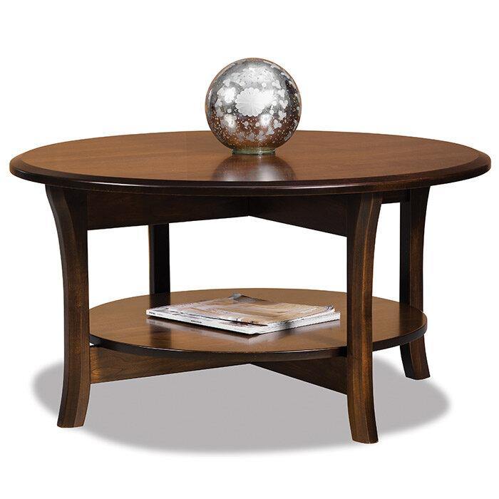 Ensenada Amish Round Coffee Table - Charleston Amish Furniture