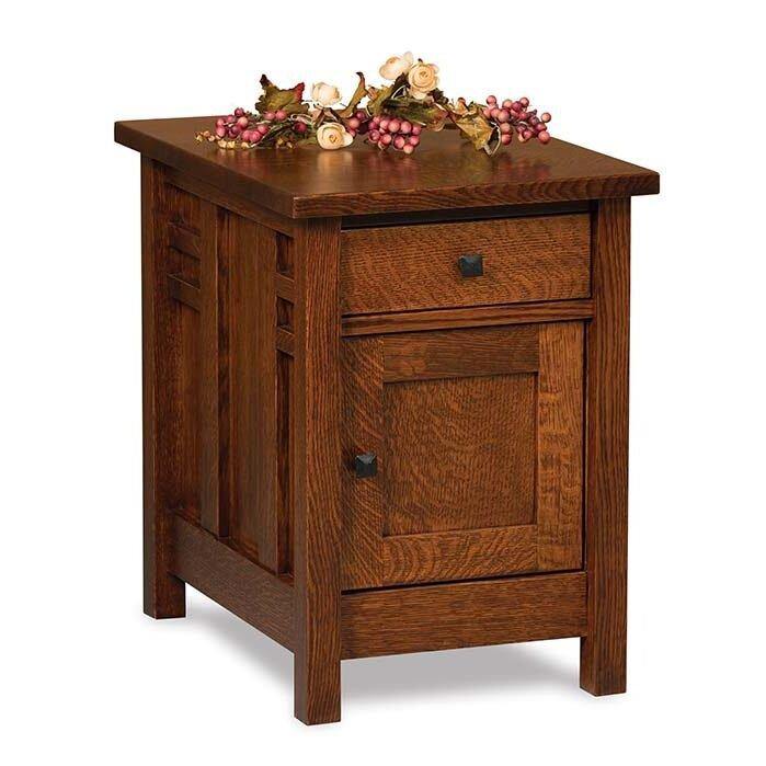 Kascade Amish End Table Enclosed - Charleston Amish Furniture