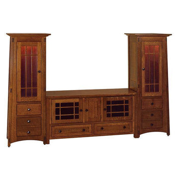 McCoy Amish Entertainment Center - Charleston Amish Furniture