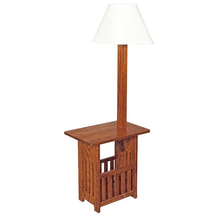 Mission Lamp Magazine Table - Charleston Amish Furniture