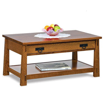 Modesto Amish Coffee Table - Charleston Amish Furniture