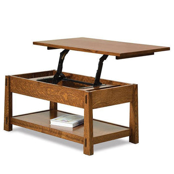 Modesto Amish Lift Coffee Table - Charleston Amish Furniture