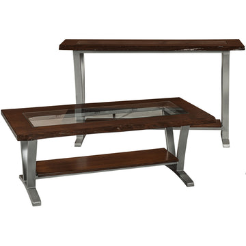 Pagosa Amish Live Edge Sofa Table