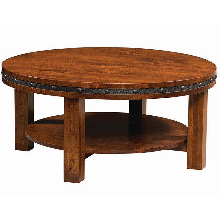 Pasadena Amish Round Coffee Table - Charleston Amish Furniture