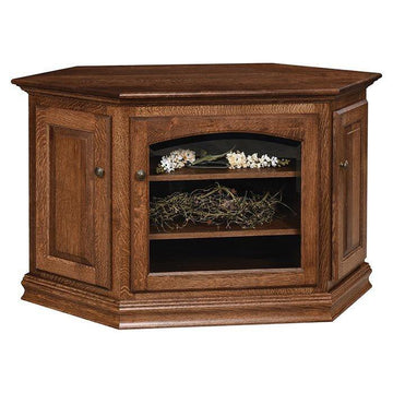 Traditional Cornwall Amish TV Stand - Charleston Amish Furniture