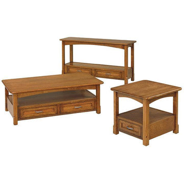 West Lake Open Amish Occasional Tables - Charleston Amish Furniture