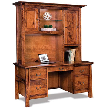 Artesa Amish Desk with Hutch - Charleston Amish Furniture