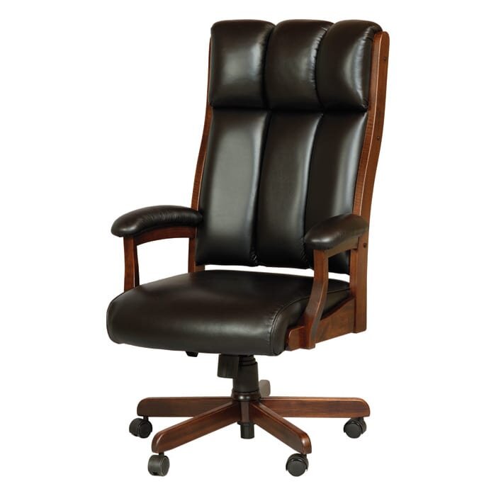 Clark Amish Executive Desk Chair - Charleston Amish Furniture