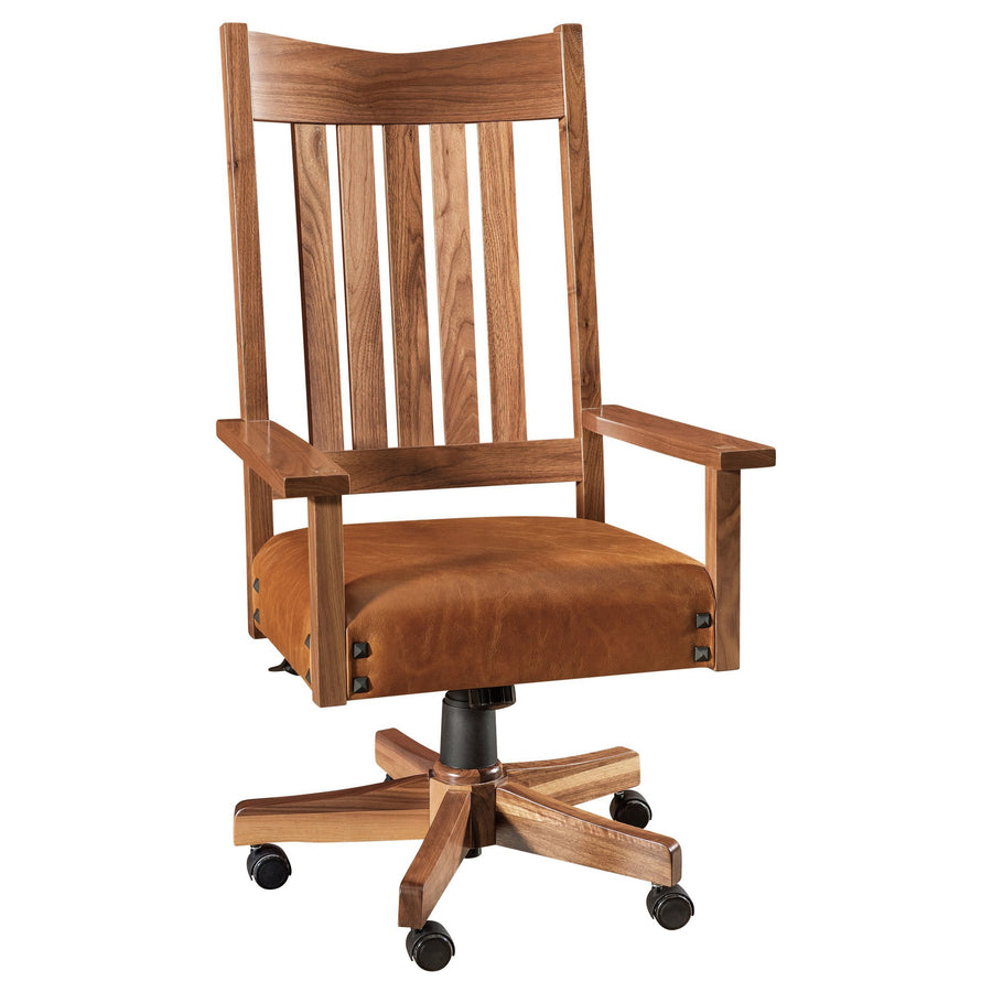 Conner Amish Desk Chair - Charleston Amish Furniture