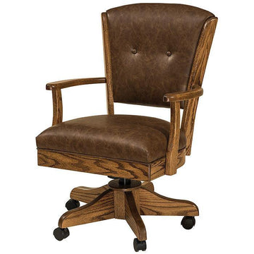 Lansfield Amish Desk Chair - Charleston Amish Furniture