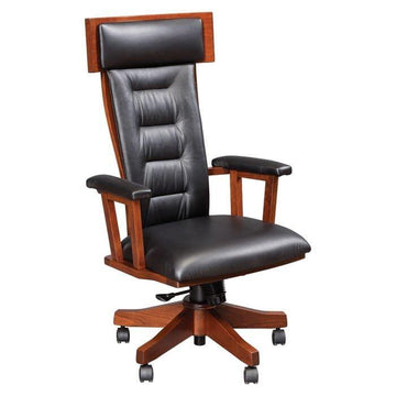 London Amish Desk Chair - Charleston Amish Furniture