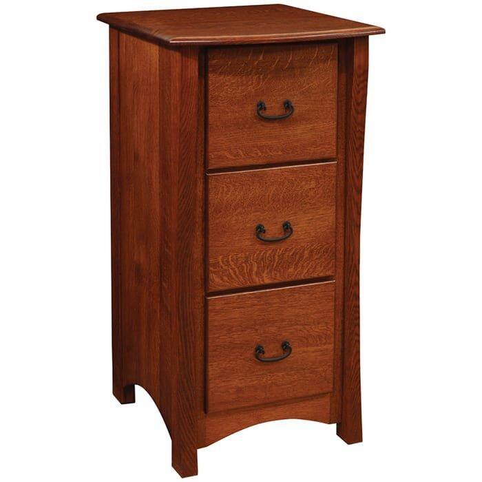 Amish Master 3-Drawer Letter File Cabinet - Charleston Amish Furniture