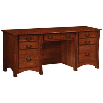 Master Amish Executive Desk - Charleston Amish Furniture