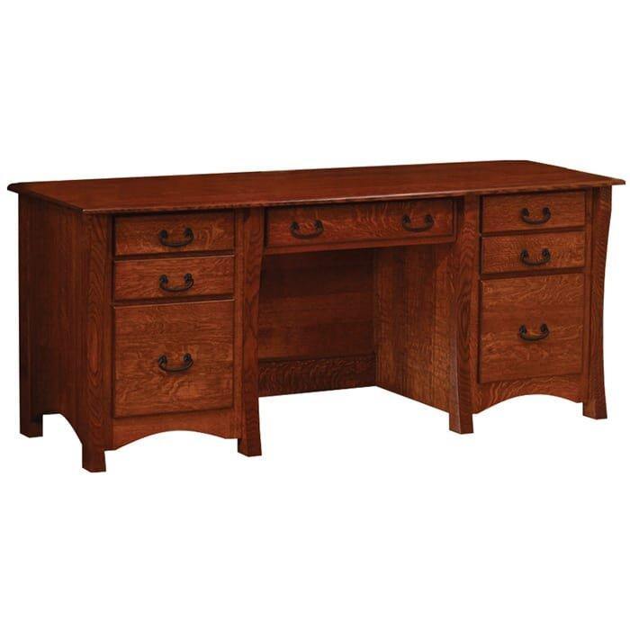 Master Amish Executive Desk - Charleston Amish Furniture