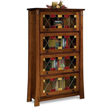 Modesto Amish Barrister Bookcase - Charleston Amish Furniture