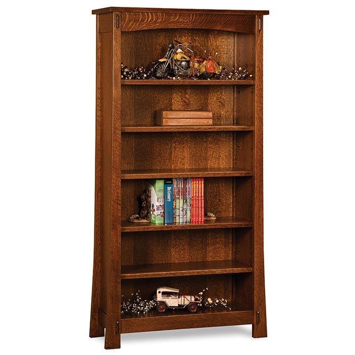 Modesto Tall Amish Bookcase - Charleston Amish Furniture