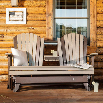 Amish Poly  5' Adirondack Glider - Charleston Amish Furniture