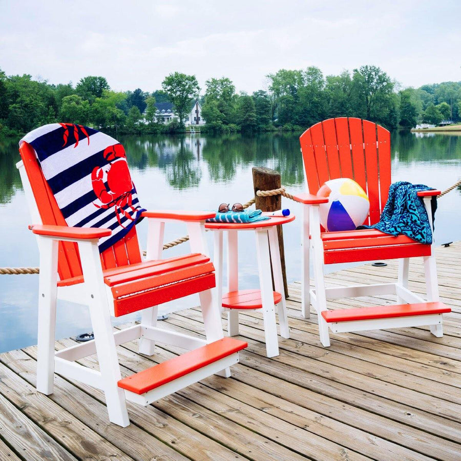 Amish Poly Adirondack Balcony Chair - Charleston Amish Furniture