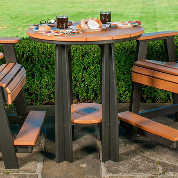 Amish Poly Adirondack Balcony Table - Charleston Amish Furniture