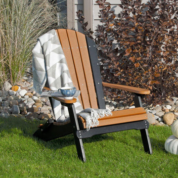 Folding Amish Poly Adirondack Chair - Charleston Amish Furniture