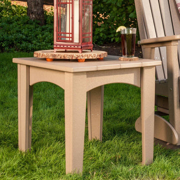 Amish Island Solid Wood End Table - Charleston Amish Furniture