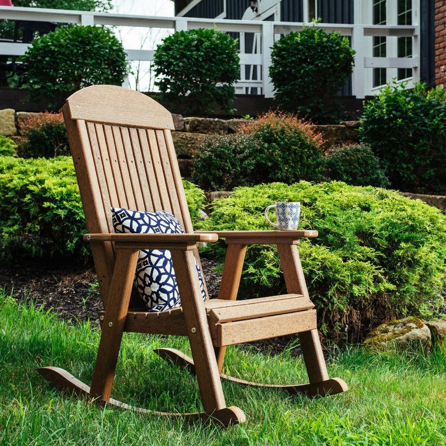 Amish Poly Porch Rocker - Charleston Amish Furniture