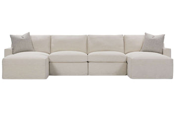 Asher Modular Slipcover Sectional Sofa