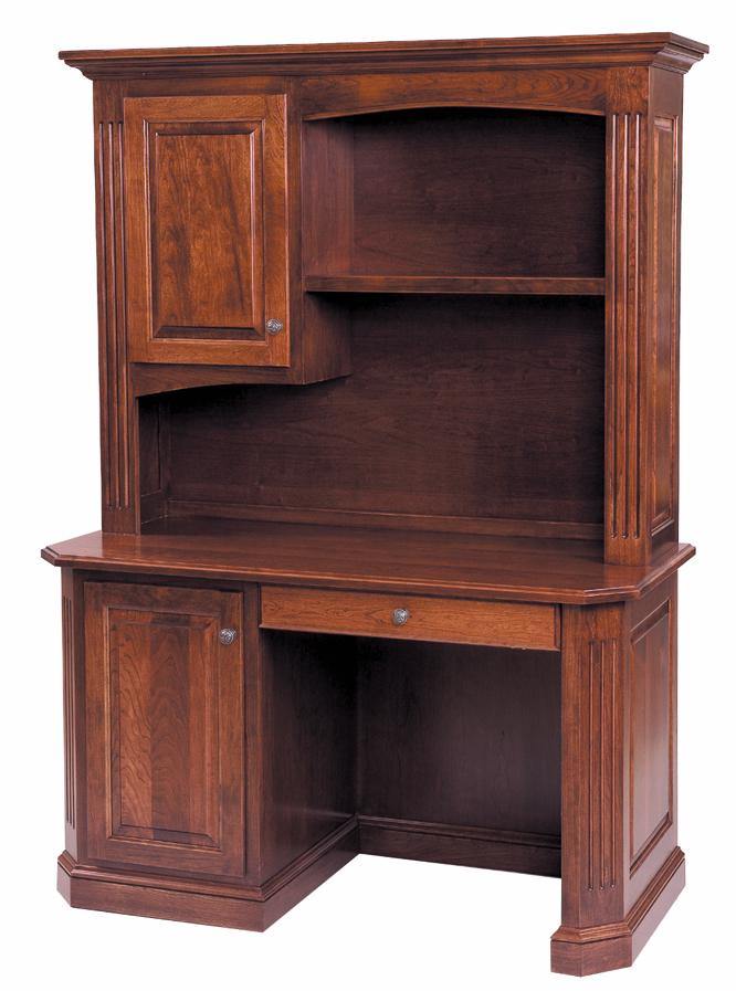 Buckingham Amish Office Work Station & Hutch - Charleston Amish Furniture