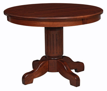 Buckingham Amish Round Table - Charleston Amish Furniture