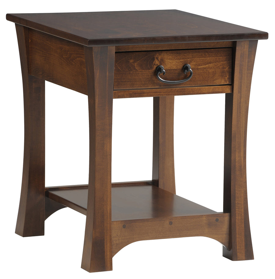 Woodbury Amish Solid Wood End Table