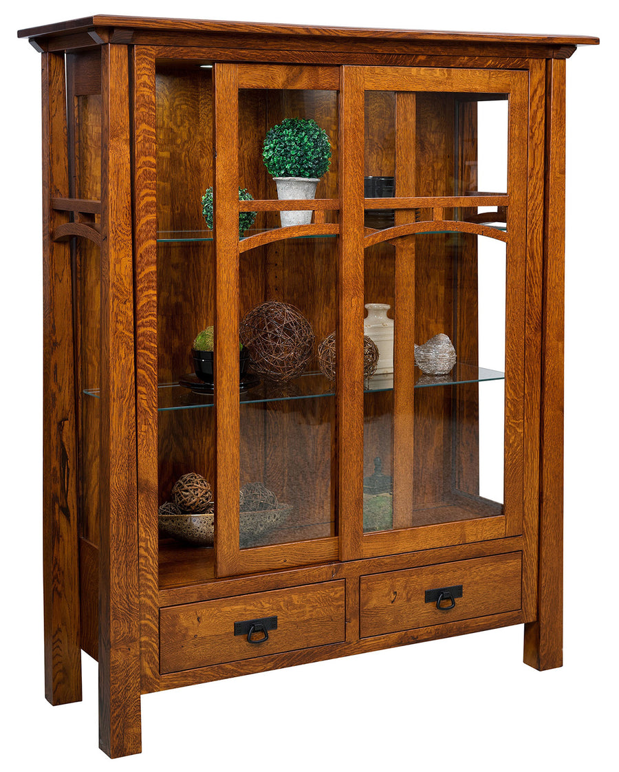Artesa Solid Wood Amish Curio - Charleston Amish Furniture