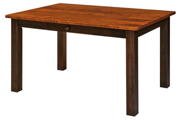 Asheville Amish Leg Table - Charleston Amish Furniture