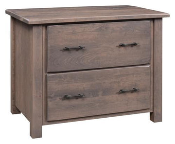 Barn Floor Amish Lateral File Cabinet - Charleston Amish Furniture