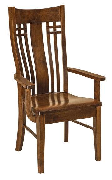 Bennett Amish Arm Chair - Charleston Amish Furniture