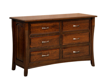 Berkley Amish 6-Drawer Dresser - Charleston Amish Furniture