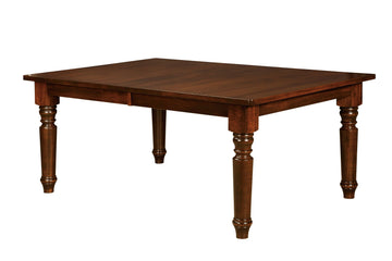Berkshire Amish Leg Table - Charleston Amish Furniture