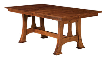 Cambridge Amish Trestle Table - Charleston Amish Furniture