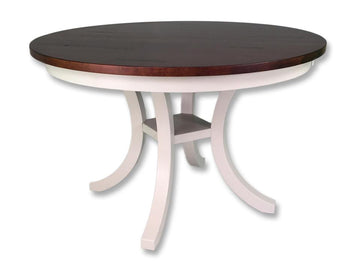 Carlisle Amish Round Table - Charleston Amish Furniture