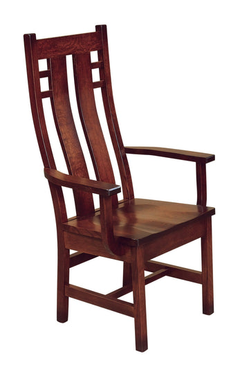 Cascade Amish Arm Chair - Charleston Amish Furniture