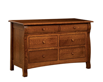 Castlebury Amish 6-Drawer Dresser - Charleston Amish Furniture