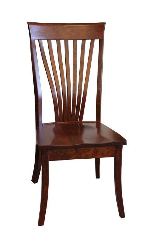 Christy Amish Fan-Tail Side Chair - Charleston Amish Furniture
