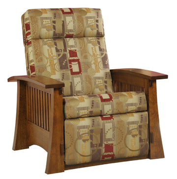 Amish Craftsman Mission Recliner - Charleston Amish Furniture