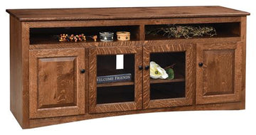 Economy Amish TV Stand - Charleston Amish Furniture