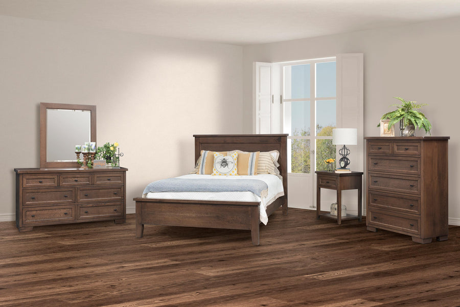 Amish Farmhouse Bedroom Collection - Charleston Amish Furniture