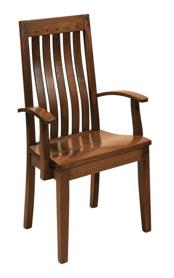 Fresno Amish Arm Chair - Charleston Amish Furniture