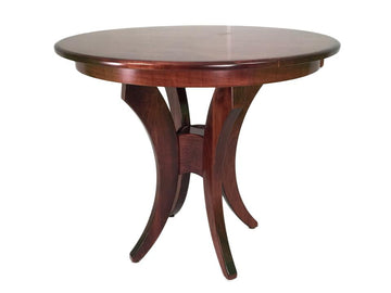 Galveston Amish Round Pub Table - Charleston Amish Furniture